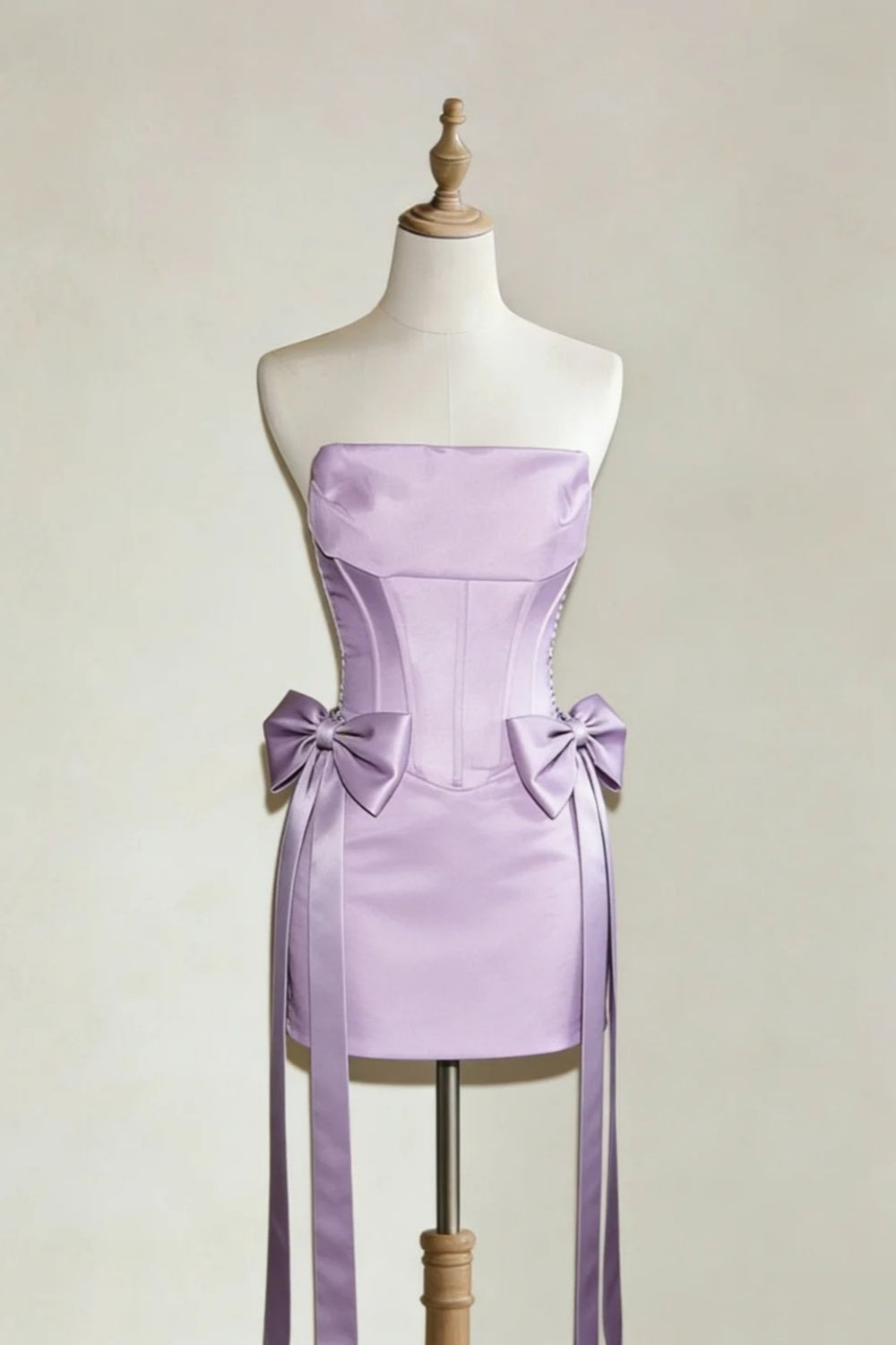 Neues modisches kurzes Satin-Geburtstagskleid und Homecoming-Kleid NV6596
