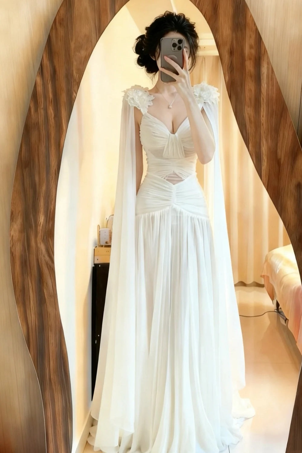 Robe de bal rétro longue en tulle NV6672