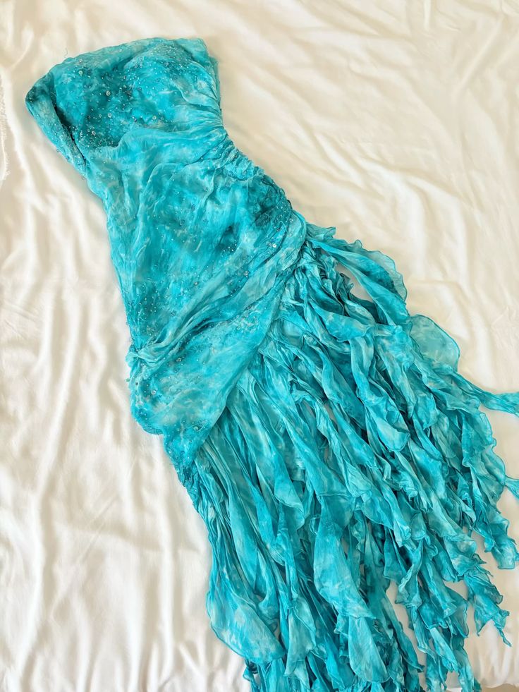 Blaues, schulterfreies, langes, gerüschtes Ballkleid mit Blumenmuster, Abendkleid, Heimkehrkleid, Chiffon, Partykleid, Geburtstagskleid, NV4607