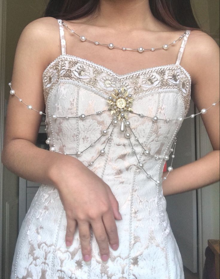 Elfenbeinweißes Vintage-elegantes langes Ballkleid, Abendkleid, Partykleid, nv4760