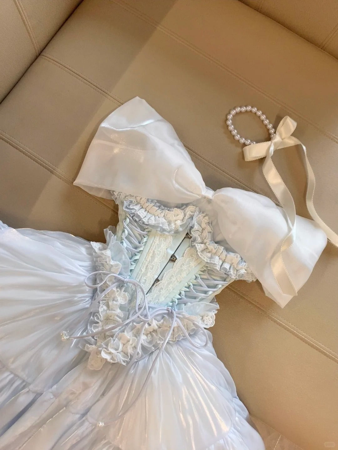 Exquisites kurzes Chiffon-Heimkehrkleid, Geburtstagspartykleid, NV5306
