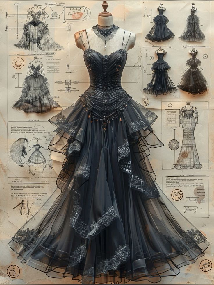 Schwarzes Retro-Mode-Applikation Herzförmiger Ausschnitt Exquisite Perlenspitze A-Linie Spaghettiträger Tüll Langes Ballkleid Abendkleid nv3764
