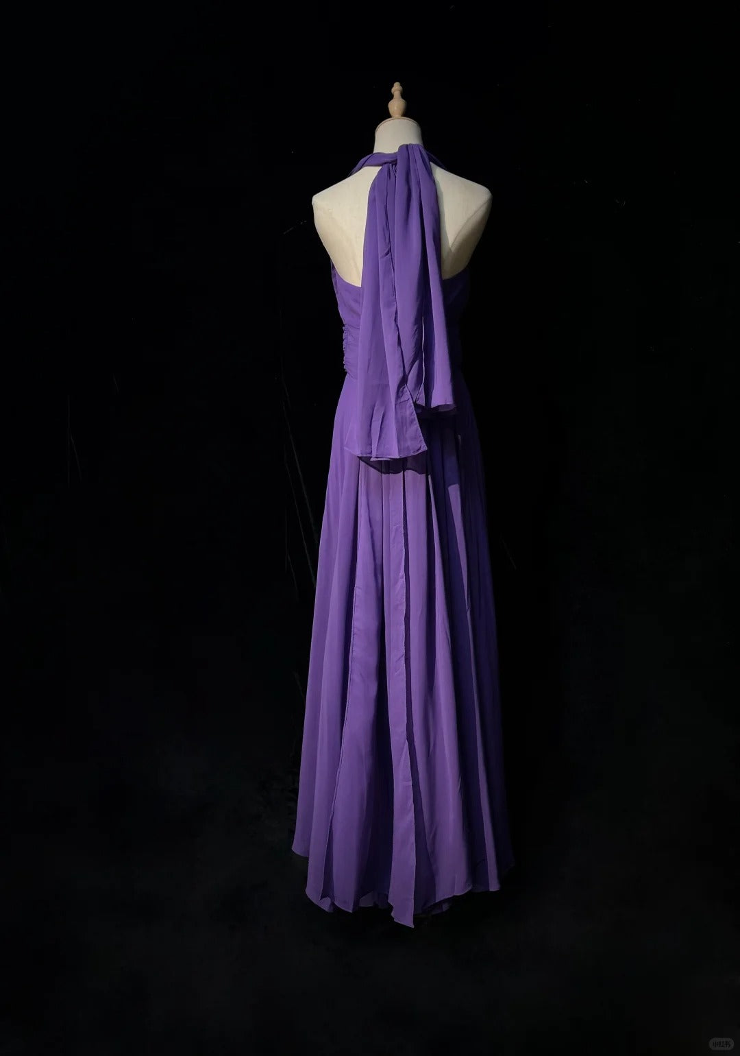 Purple Simple Long Chiffon Ball Gown Evening Dress Party Dress nv4391