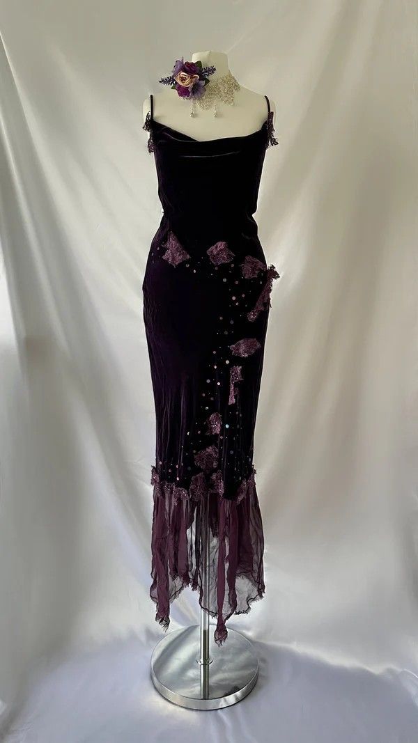 Lila floral elegante mode lange chiffon samt partykleid abendkleid ballkleid nv4593