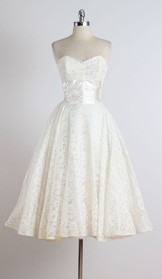 NiceVestidos - Robe de soirée mi-longue courte en tulle blanc Nv5594