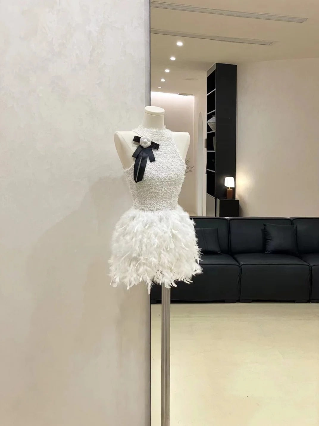 Weißes, modisches Homecoming-Kleid, kurzes Chiffon-Prinzessinnen-Geburtstagspartykleid, nv4363