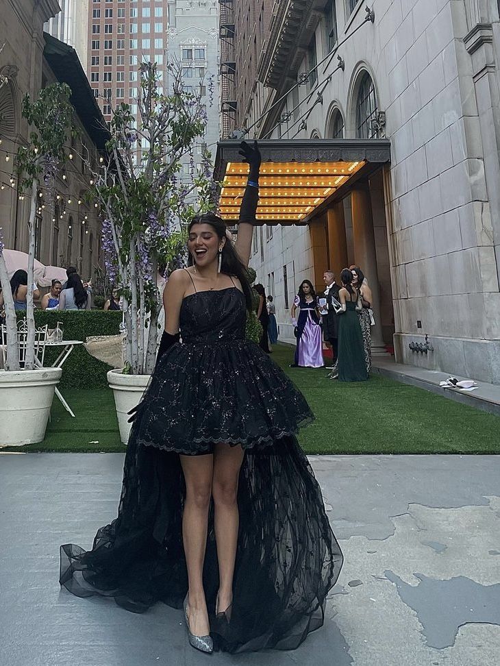 Schwarzes, modisches, glänzendes Pailletten-Spaghettiträger-Kleid, lang und kurz, Ballkleid, Abendkleid, Homecoming-Kleid, nv3223