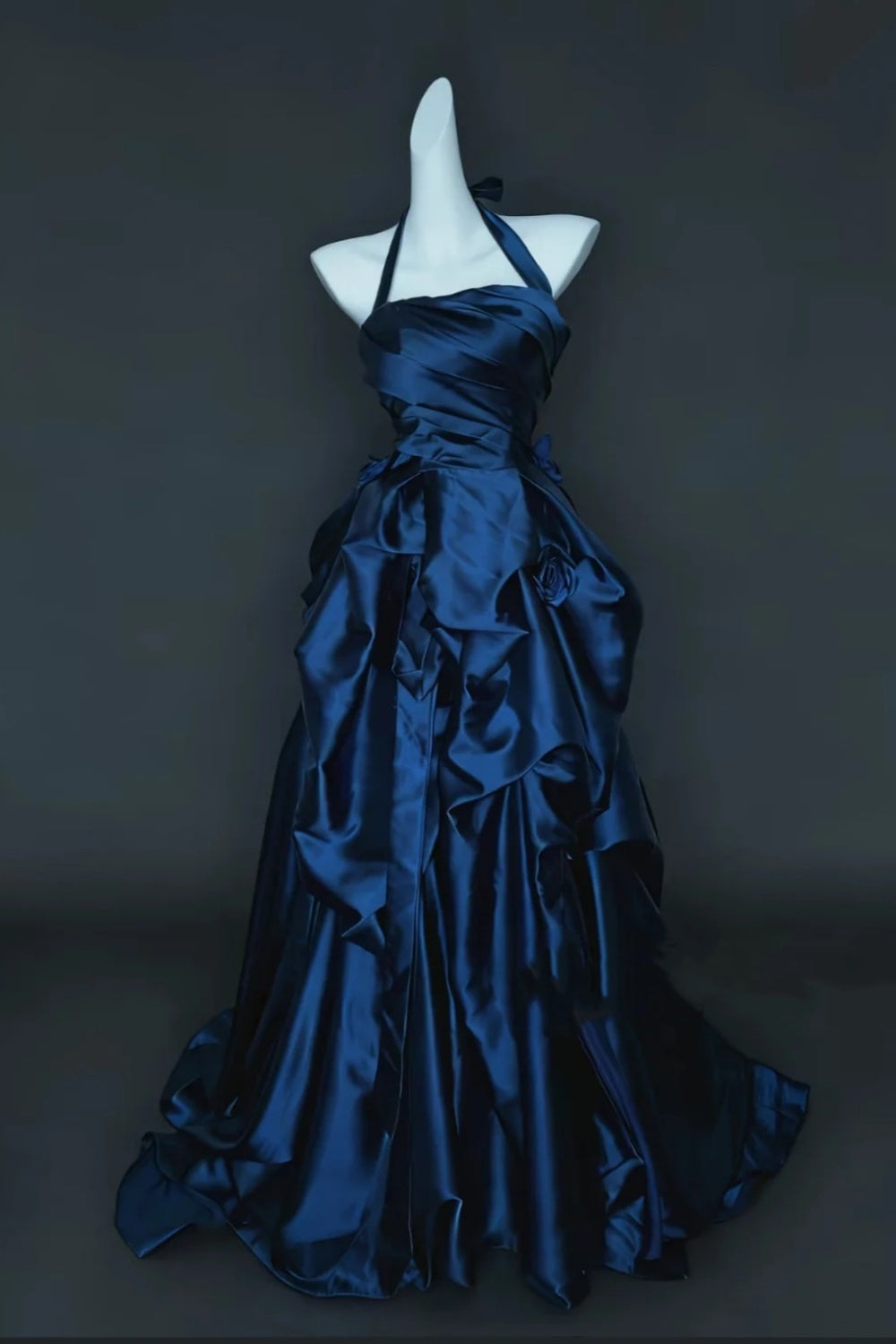 Robe longue haut de gamme tendance, taille et couleur personnalisables NV6482
