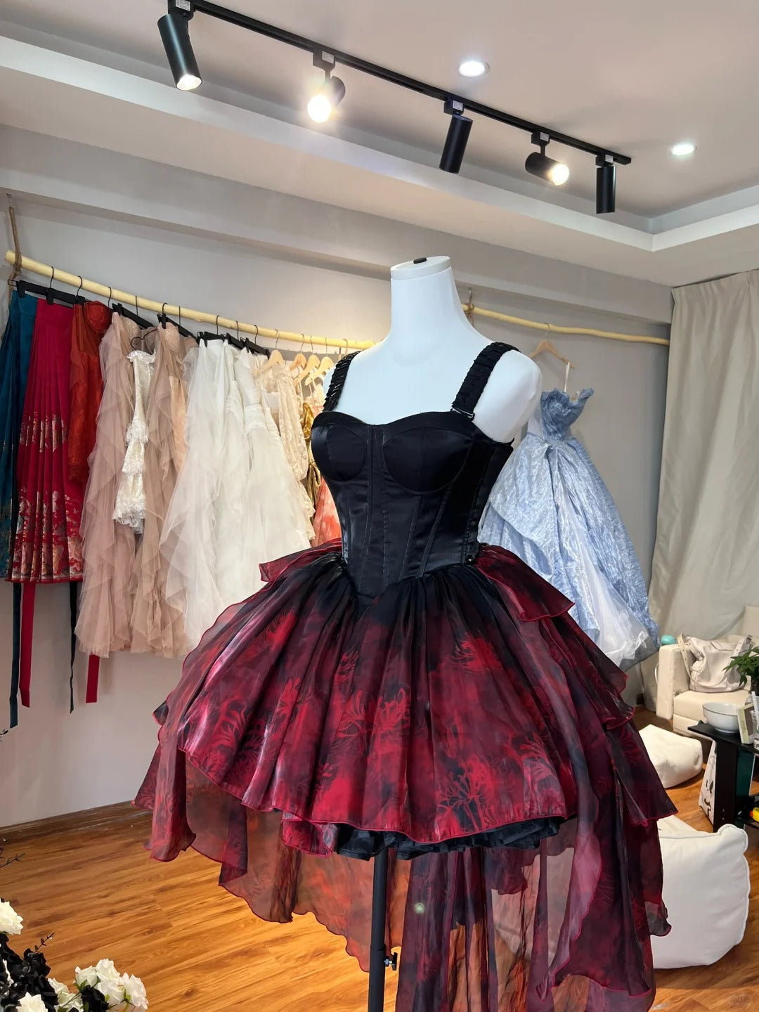 Robe de princesse courte en tulle, robe d'anniversaire, robe de rentrée scolaire NV6647