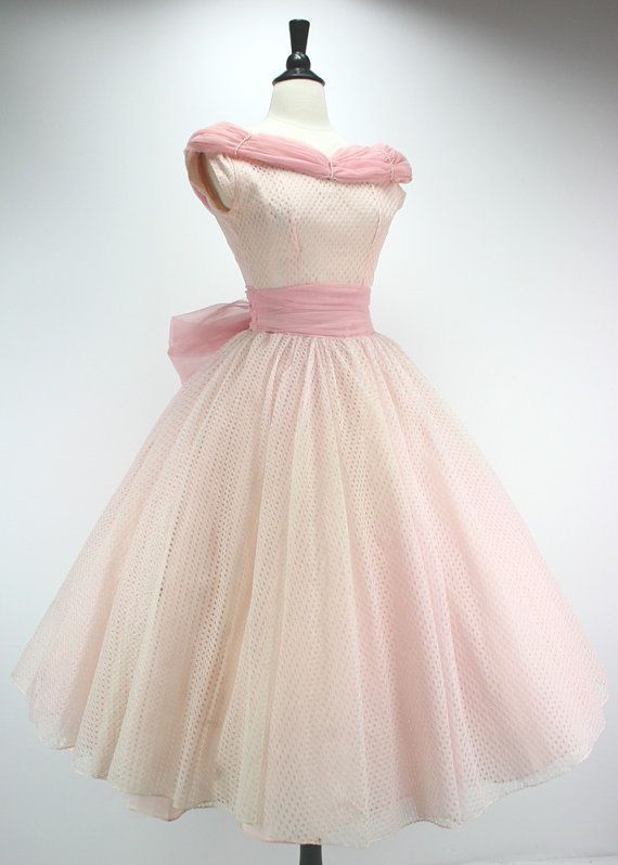 NiceVestidos - Robe de bal mi-longue en tulle rose nv5479