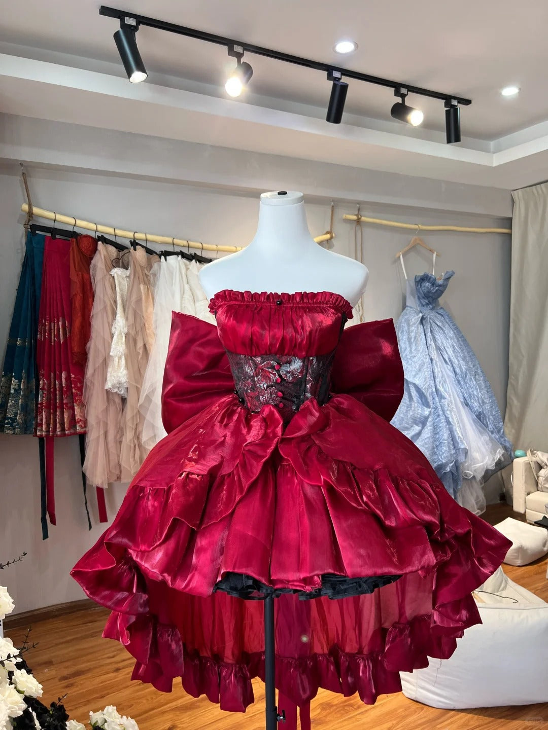 Robe de princesse courte en tulle, robe d'anniversaire, robe de rentrée scolaire NV6648