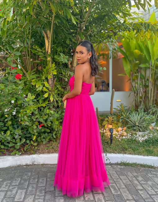 Ärmelloses langes Ballkleid in A-Linie, nv1301