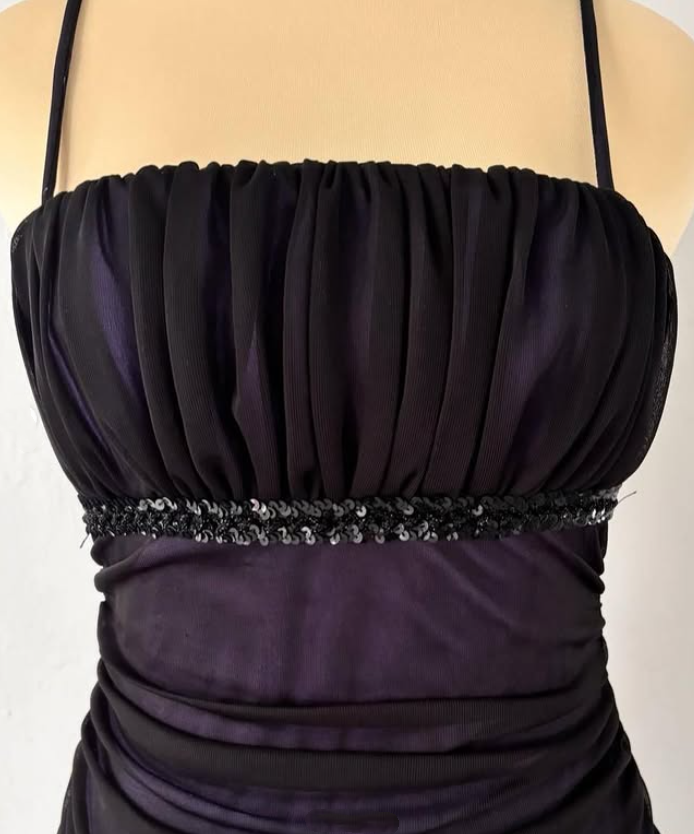 Blau-lila Homecoming-Kleid, elegantes kurzes Chiffon-Partykleid, Abendkleid, Ballkleid, NV4598