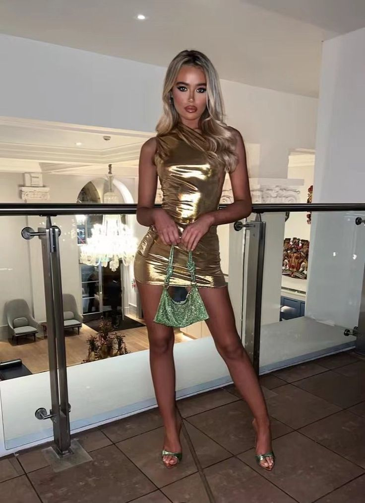 Sexy One-Shoulder-Etuikleid, kurzes Abendkleid, nv1085