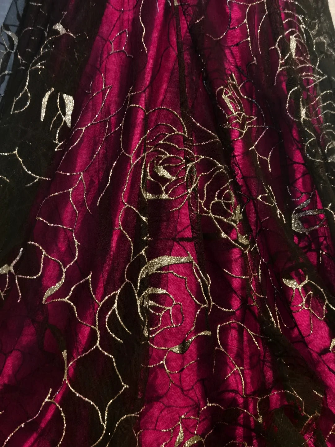 Purple Luxury Gorgeous Elegant V-neck Exquisite Gem Beading Long Mermaid Slim Satin Tulle Floor-length Trailing Ball Gown Evening Gown Party Dress nv3922