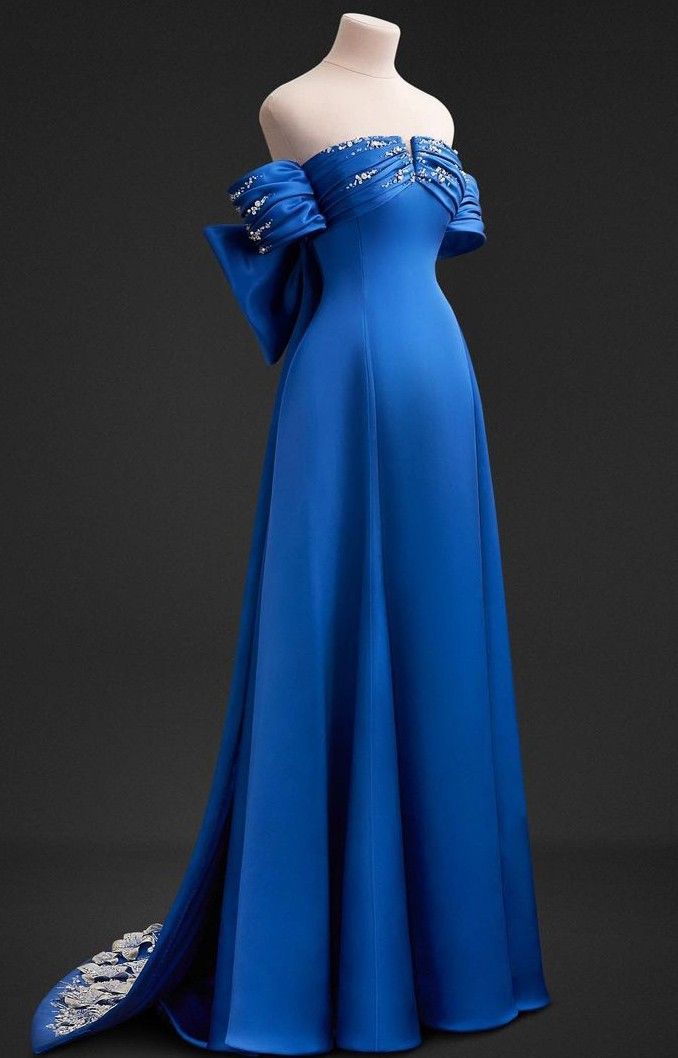 Wunderschönes, elegantes, langes Ballkleid mit Strasssteinen, Abendkleid, Partykleid, NV3087