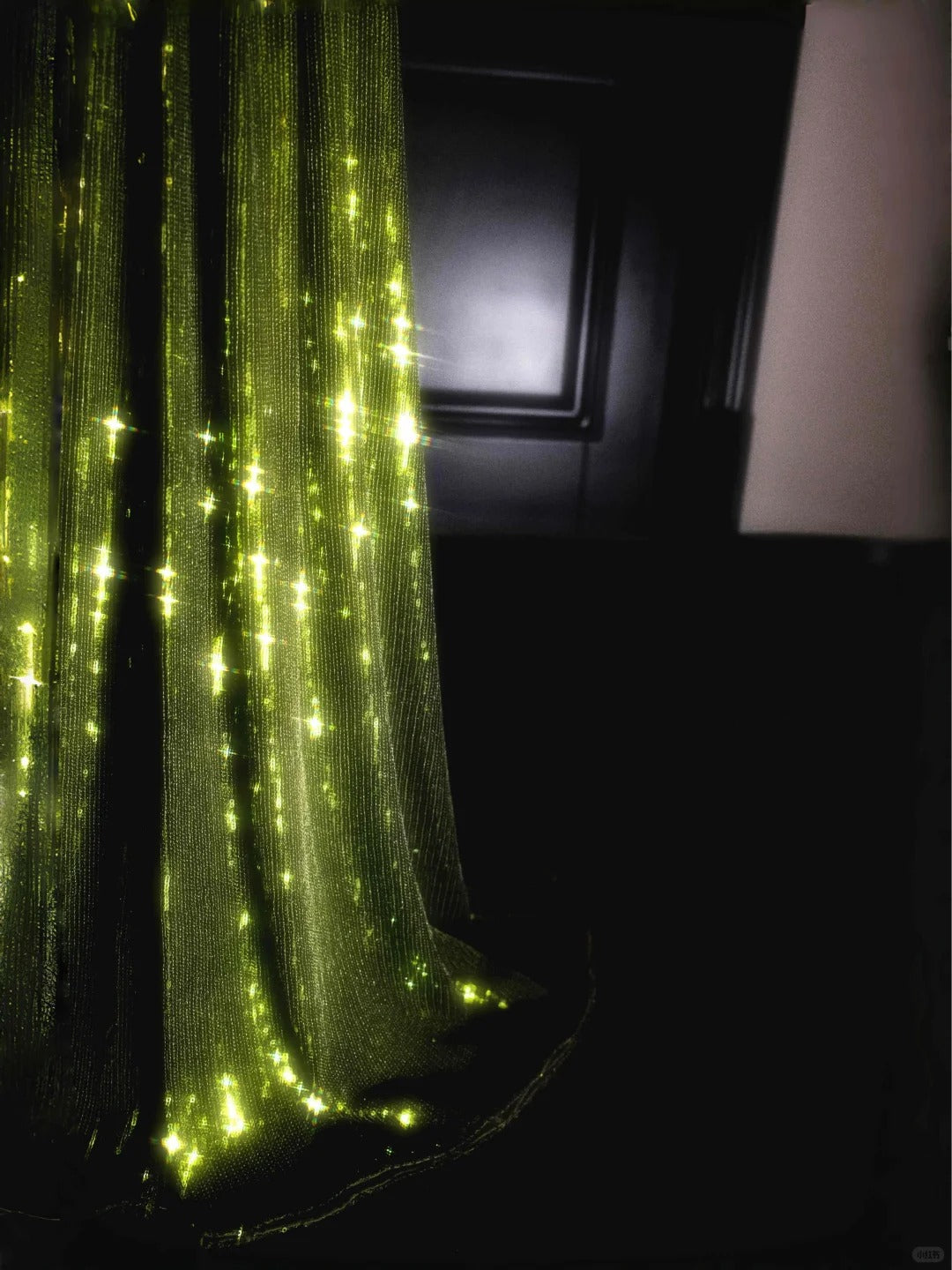 Le Magicien d'Oz 🍃 Charmante robe époustouflante avec des paillettes vertes scintillantes et magnifiques, robe de bal longue et au sol nv5203