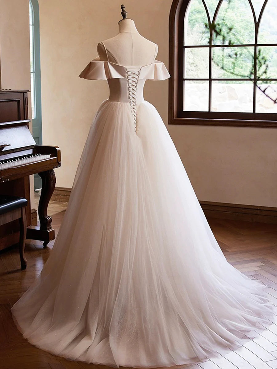 Wunderschönes Ballkleid mit Spaghettiträgern, bodenlang, ärmellos, rückenfrei, Abendkleid, Ballkleid, NV1867