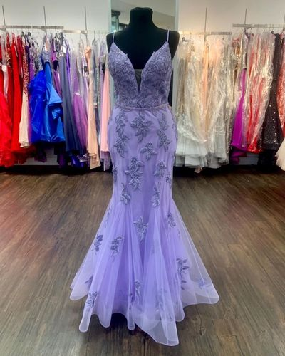 Lavendel Ballkleid, Abendkleid, Ballkleider nv1005