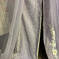 Lila Vintage Exquisite Perlenbesatz Elegantes Off-the-Shoulder Langes Tüll Ballkleid Abendkleid Partykleid nv4159