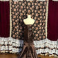 NiceVestidos - Robe de soirée sirène sans manches en velours marron foncé, ornée de sequins, longueur au sol, avec perles exquises, NV5785