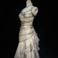 Champagne Retro Fashion Elegant Long Exquisite Lace Tulle Ball Gown New Evening Gown Graduation Gown Prom Gown nv3848