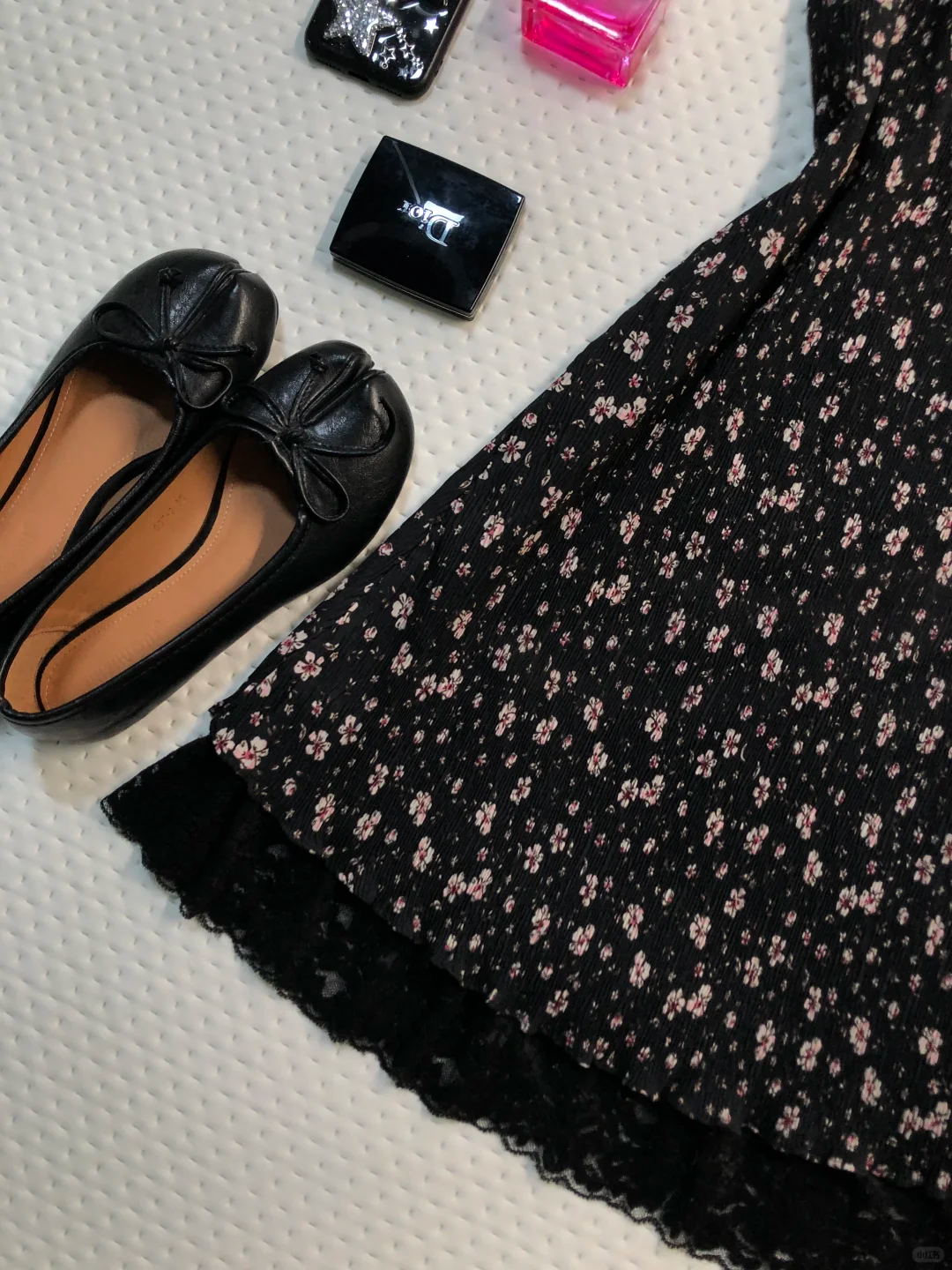 Black Floral Short Homecoming Dress Peter Pan Collar Flutter Sleeve Lace Hem Vintage Cocktail Gown  NV6927