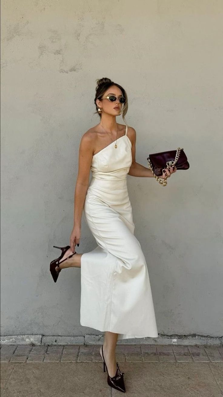 Weißes modisches One-Shoulder-off-Shoulder-Slim-Ballkleid-Abendkleid-Partykleid nv1943
