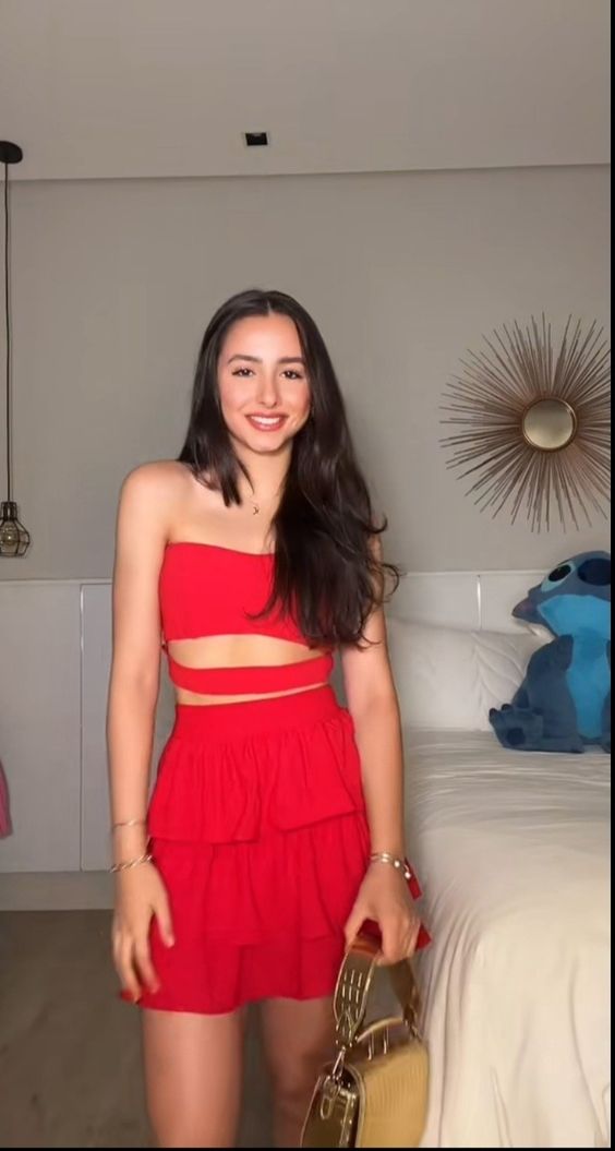 Rotes, modisches, trägerloses, schulterfreies, kurzes Mini-Partykleid mit Homecoming-Kleid nv2269