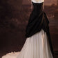 Schwarz-weißes A-Linien-Ballkleid-Abendkleid nv1907