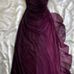 Purple Sparkling Tulle Long Prom Dress Party Dress Bodycon Dress Birthday Dress nv2727