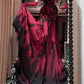 NiceVestidos – Ärmelloses, bodenlanges Gothic-Kleid mit 3D-Blumenmuster aus roter und schwarzer Spitze (NV6189)