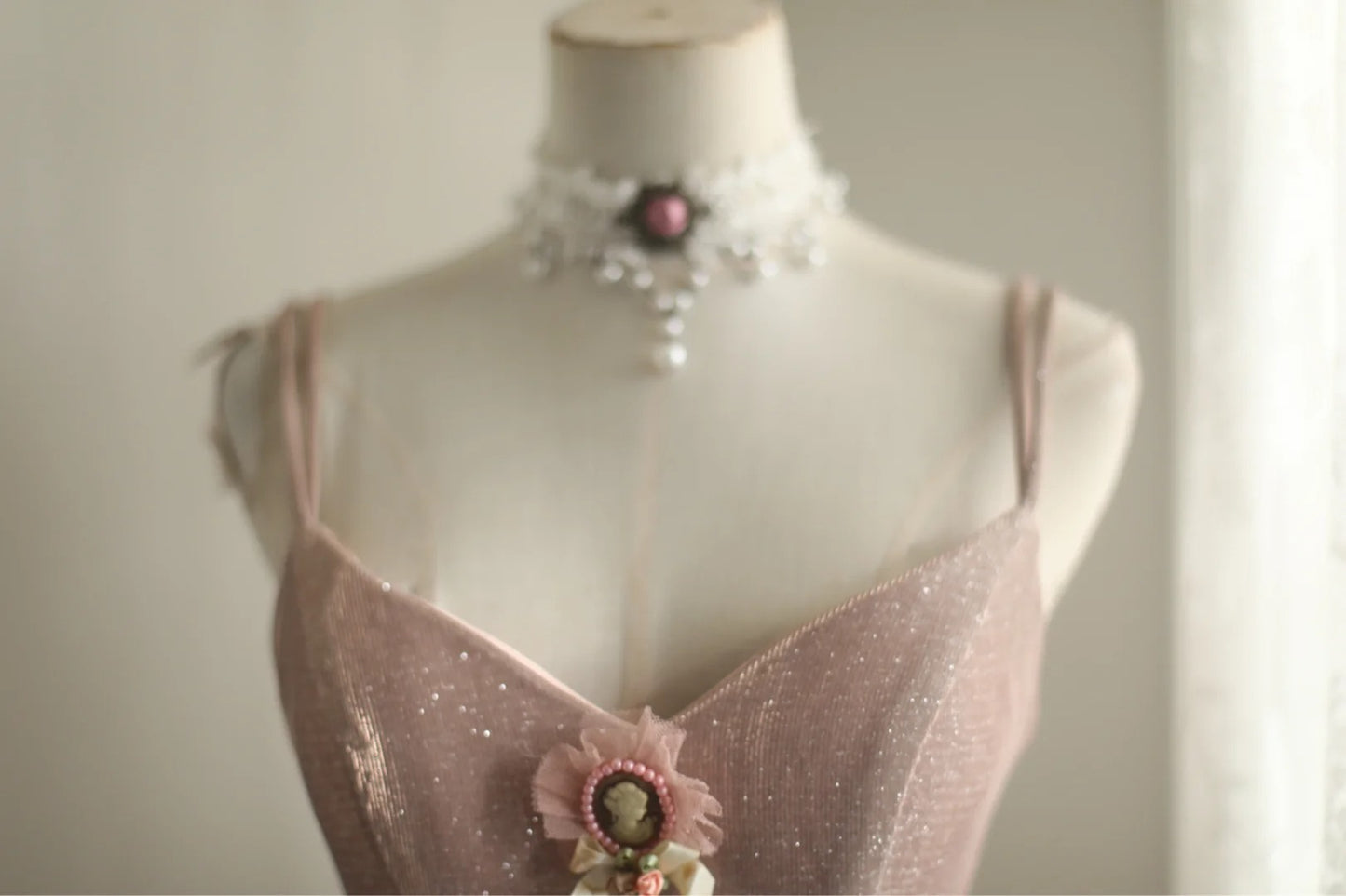 Robe de soirée longue en satin rose pour fille brillante, tenue de soirée, nv4693