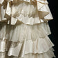 Luxuriöses und prachtvolles langes Abendkleid mit aufwendiger Perlenverzierung, Ballkleid NV6576