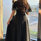 White/Green/Black simple elegant cape style embroidered long Prom Dress evening dress party dress nv2421