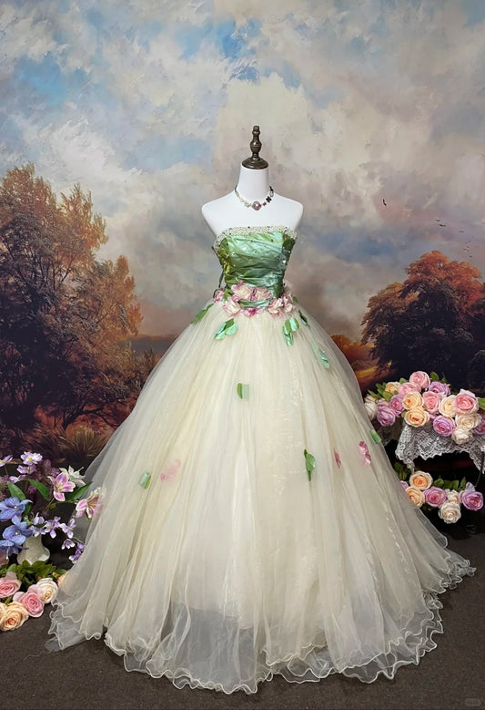 Weiß mode elegante floral lotus lotusblatt exquisite perlen lange tüll bodenlangen ballkleid abendkleid nv4066