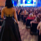 Luxuriöses, perlenbesetztes Abendkleid im Palaststil mit Spaghettiträgern | Schwarzes Satin-Maxikleid mit Schleppe für Galas, Preisverleihungen und exklusive gesellschaftliche Anlässe NV6270