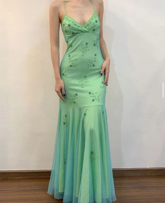 Robe de soirée longue et élégante en tulle, robe de bal, robe de soirée, robe de bal ...