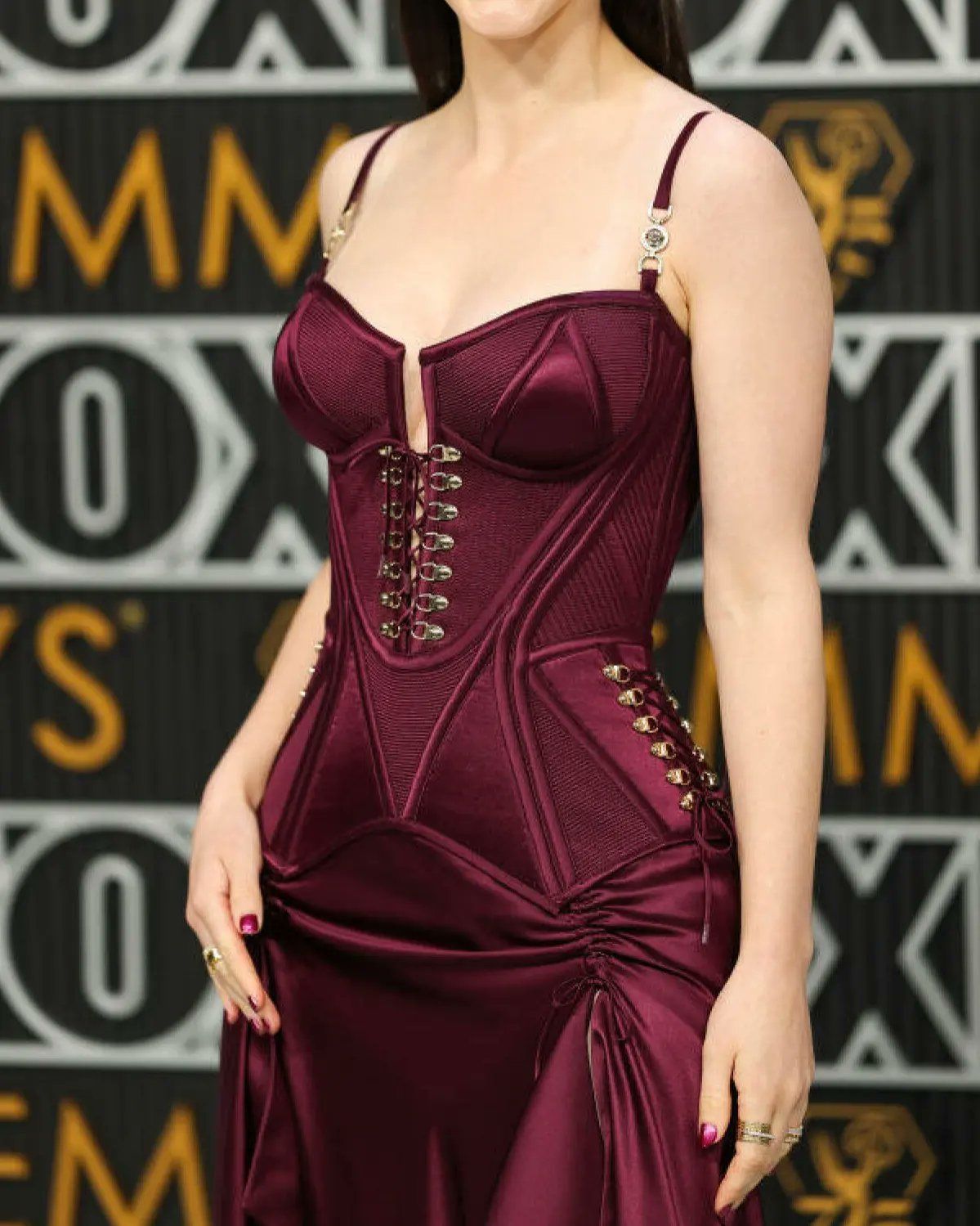Robe de soirée longue en satin cerise, style rétro, corset, robe de bal, robe de soirée, sexy et élégante, nv5062