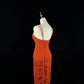 Orange Fashion Kurzes Chiffon Homecoming Kleid Geburtstagskleid nv4488