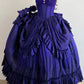 Robe de soirée longue en satin violet, élégante, vintage, longueur au sol, style bal, nv4193