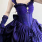 Robe de soirée longue en satin violet, élégante, vintage, longueur au sol, style bal, nv4193