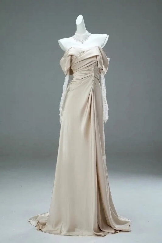 Satin Elegant Long Formal Dress Evening Gown NV6621