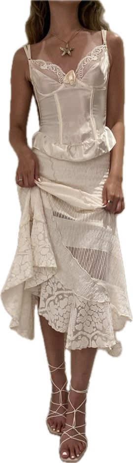 Robe de soirée élégante en dentelle, col en cœur, blanc ivoire, longue, style vintage, robe de bal, robe de soirée, robe de soirée, nv4164