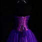 NiceVestidos – Vintage-Lila, zarte Perlen, langes Ballkleid aus Satin-Tüll, Abschlusskleid NV5861