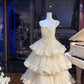 Wunderschönes und zartes Prinzessinnenkleid, langes, mehrlagiges Tüllballkleid NV6643