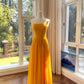NiceVestidos-_Orange Chiffon Fashion Long Dress NV5935