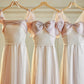 Robe de demoiselle d'honneur longue en satin rose élégante, robe de bal, robe de soirée, robe de remise de diplôme, nv4045