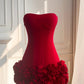 NiceVestidos-_NV Robe courte rouge d'anniversaire Tenue de cérémonie NV5942
