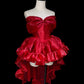 Robe courte en satin tendance pour anniversaire et bal de promo NV6598